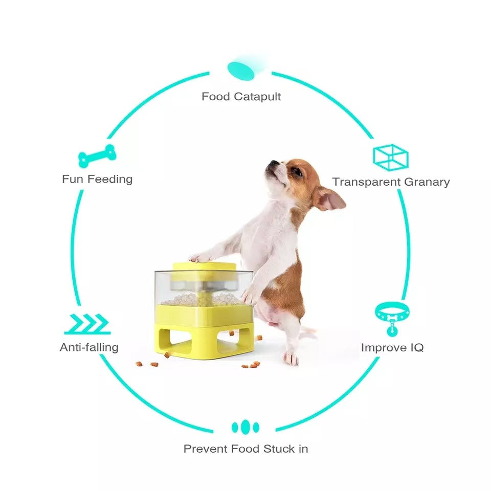 AuraPaws SlowFeed Ball — Interactive Food Dispenser Toy