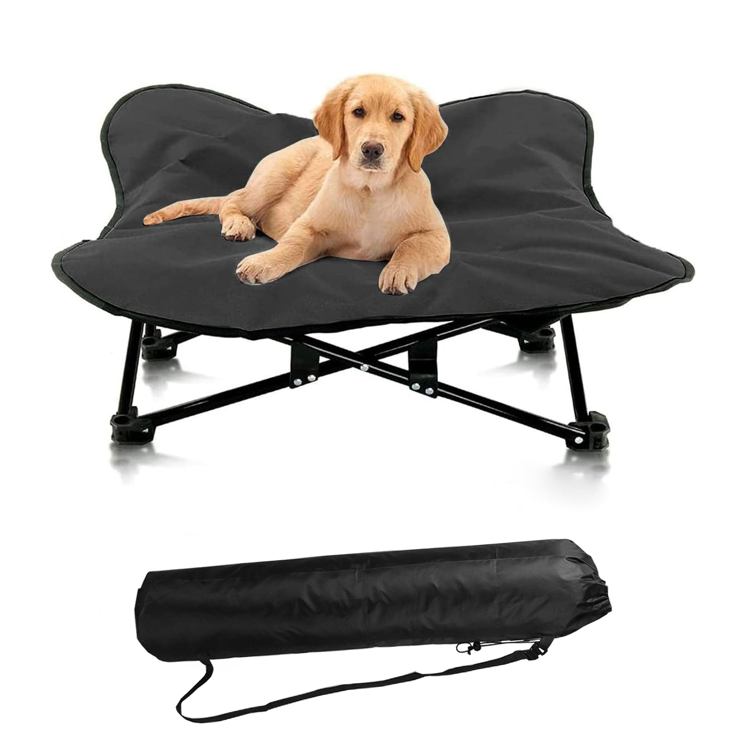 AuraPaws CloudRest — Foldable Elevated Dog Bed