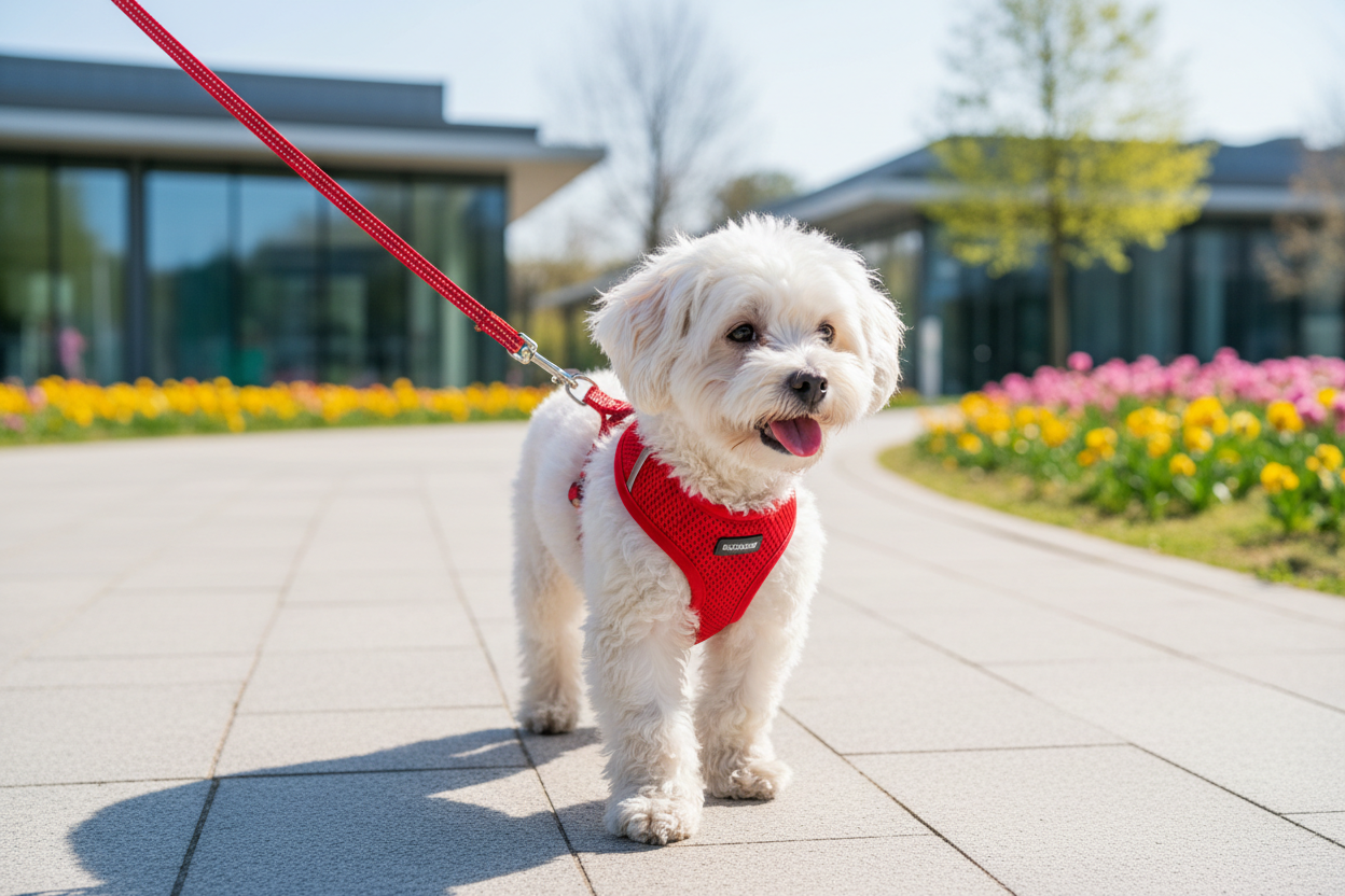 Adjustable Pet Harness — Lotus Red