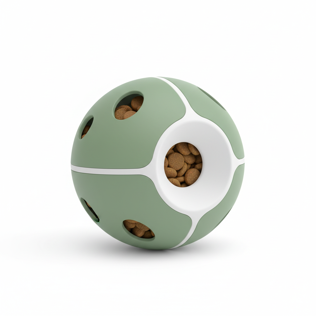 AuraPaws SlowFeed Ball — Interactive Food Dispenser Toy